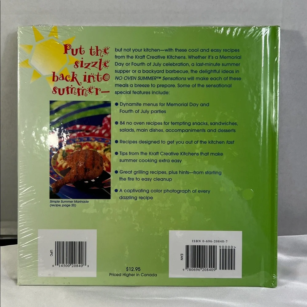 No Oven Summer Sensations Cookbook Sealed 84‎ Quick & Easy Meal Ideas for Summer